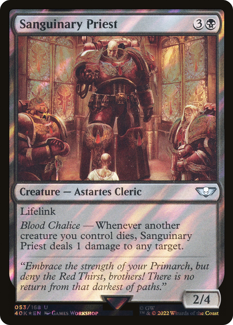 Sanguinary Priest (40K-53★) - Warhammer 40,000 Commander Foil