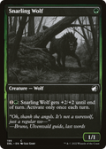 Snarling Wolf (DBL-199) - Innistrad: Double Feature Foil
