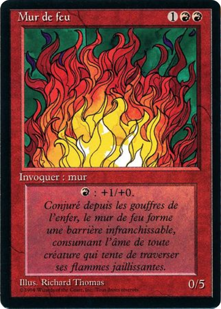 Wall of Fire (FBB-183) - Foreign Black Border