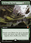 Reshape the Earth (CMR-683) - Commander Legends: (Extended Art) Foil