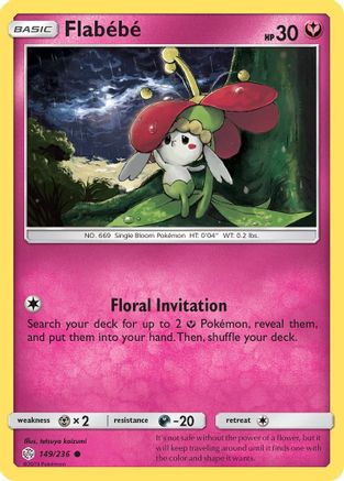 Flabebe 149/236 - SM  Cosmic Eclipse
