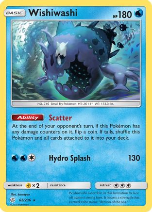 Wishiwashi 062/236 - SM  Cosmic Eclipse Holofoil