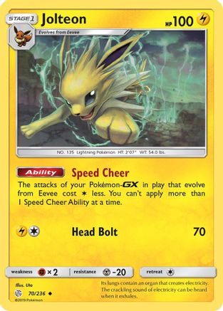 Jolteon 070/236 - SM  Cosmic Eclipse