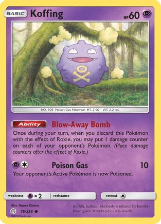 Koffing 076/236 - SM  Cosmic Eclipse