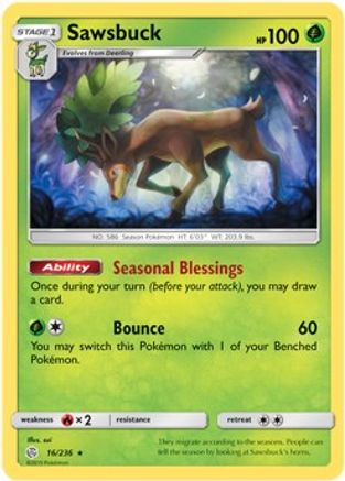 Sawsbuck (Prerelease Kit Exclusive) 016/236 - Deck Exclusives