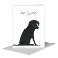 Dog Silhouette, Greeting Card (#8361A)