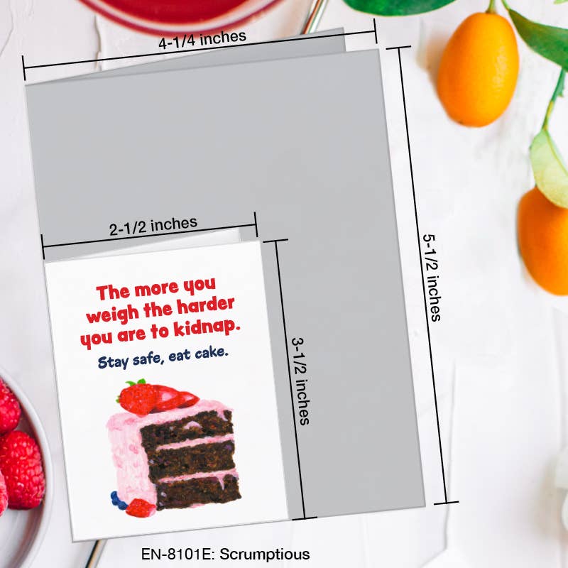 Scrumptious, Greeting Card (#8101E)