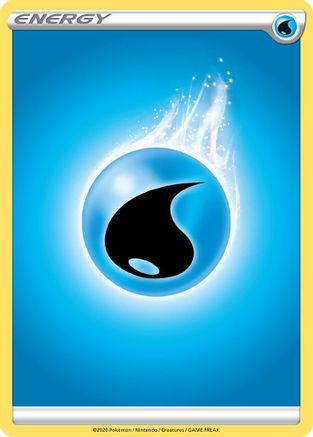 WaterEnergy  - SWSH01 Sword & Shield Base Set Reverse Holofoil