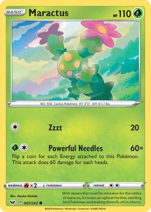 Maractus 007/202 - SWSH01 Sword & Shield Base Set
