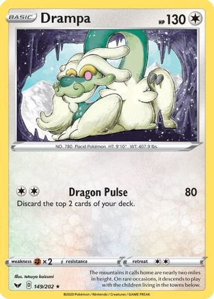 Drampa 149/202 - SWSH01 Sword & Shield Base Set