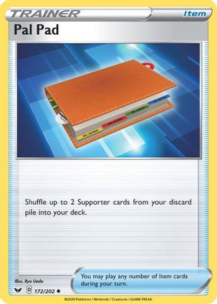 Pal Pad 172/202 - SWSH01 Sword & Shield Base Set