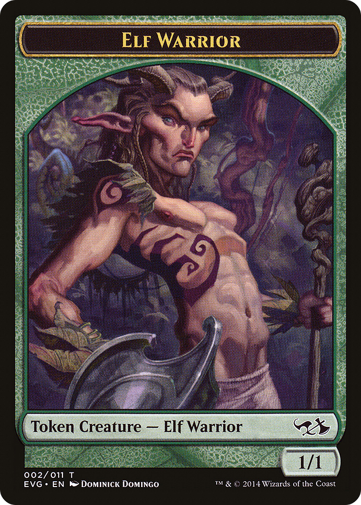 Elf Warrior (DD3-002) - Duel Decks Anthology: Elves vs. Goblins Tokens
