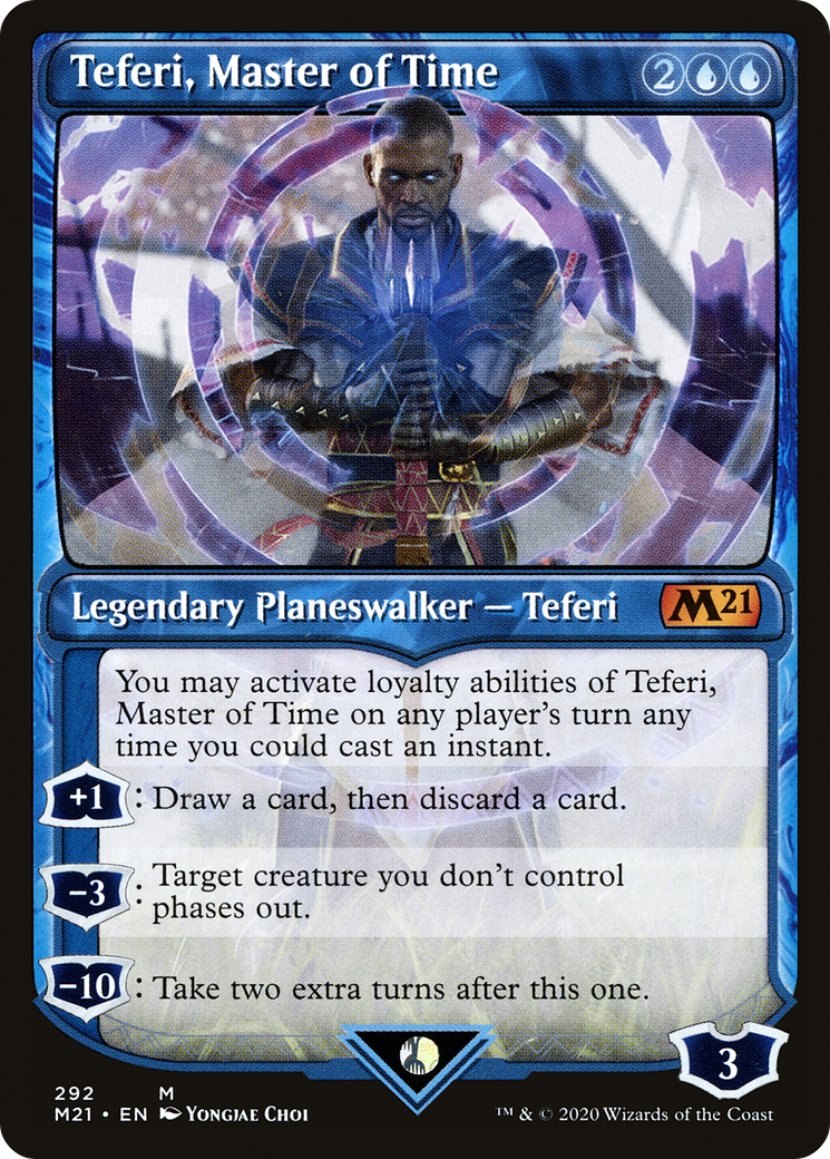 Teferi, Master of Time (M21-292) - Core Set 2021: (Showcase)