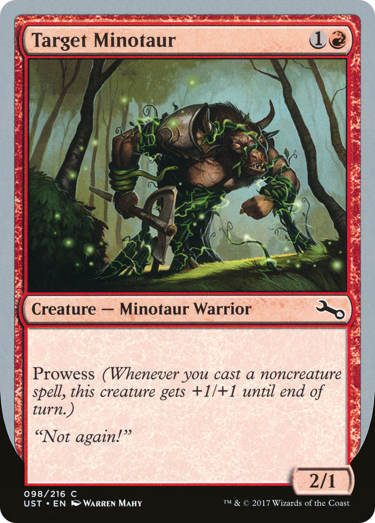 Target Minotaur (UST-98D) - Unstable Foil