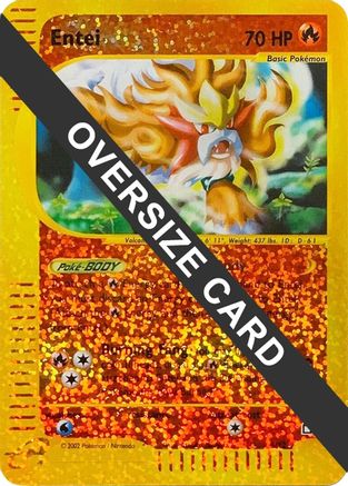Entei (Box Topper) 005/12 - Jumbo Cards Reverse Holofoil