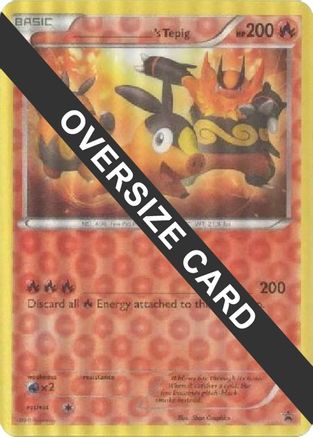 ______'s Tepig 00N - Jumbo Cards Reverse Holofoil