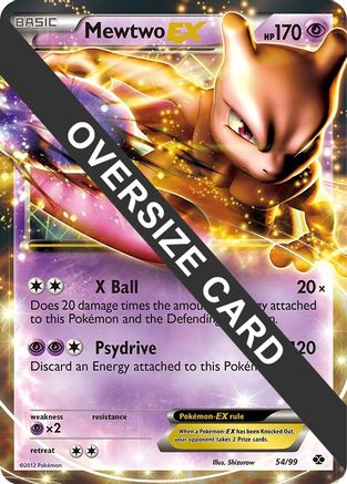 Mewtwo EX 054/99 - Jumbo Cards Holofoil