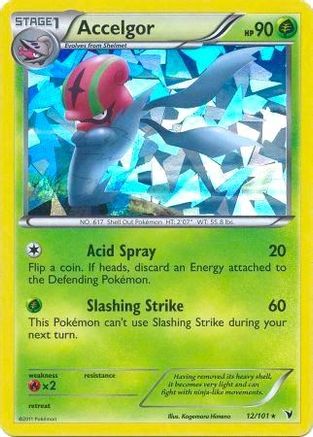 Accelgor (Cracked Ice Holo) 012/101 - Deck Exclusives Holofoil