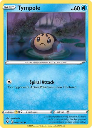 Tympole 044/192 - SWSH02 Rebel Clash Reverse Holofoil