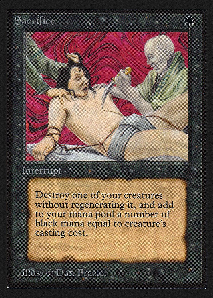 Sacrifice (IED-125) - Intl. Collectors' Edition