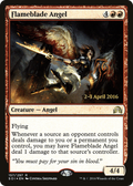 Flameblade Angel (PRE-157S) - Shadows over Innistrad Promos Foil