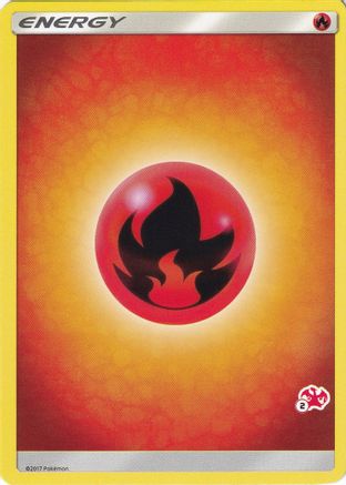 Fire Energy (# Charizard Stamped)  - Battle Academy