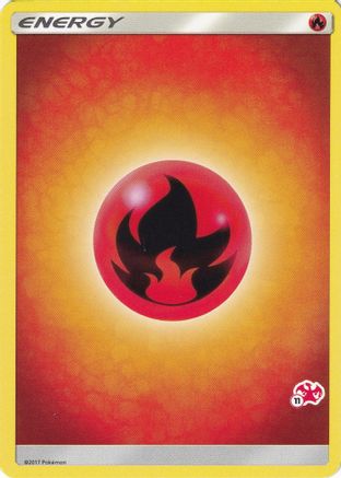 Fire Energy (# Charizard Stamped)  - Battle Academy