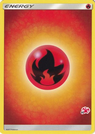 Fire Energy (# Charizard Stamped)  - Battle Academy