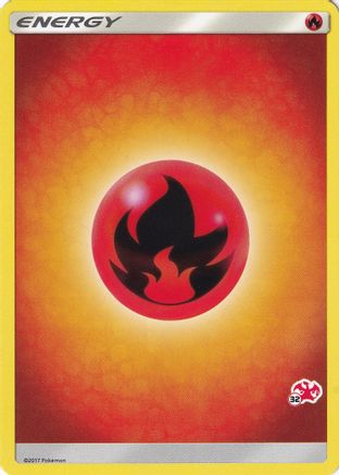 Fire Energy (# Charizard Stamped)  - Battle Academy