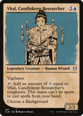 Vhal, Candlekeep Researcher (CLB-387) - Commander Legends: Battle for Baldur's Gate: (Showcase)
