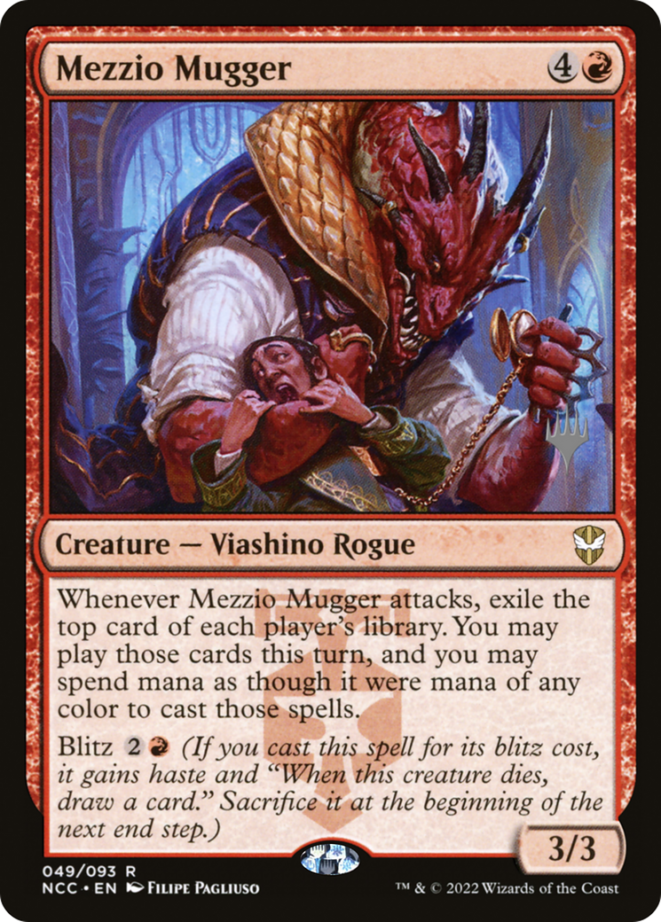 Mezzio Mugger (PPSNC-49P) - New Capenna Commander Promos Foil