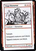 Siege Elemental (CMB1-064) - Mystery Booster Playtest Cards 2021