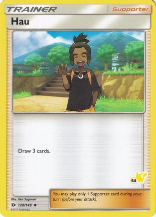 Hau (# Pikachu Stamped) 120/149 - Battle Academy