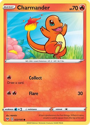 Charmander 023/185 - SWSH04 Vivid Voltage Reverse Holofoil