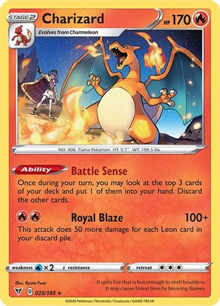 Charizard 025/185 - SWSH04 Vivid Voltage
