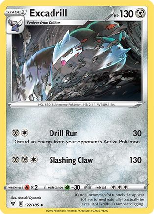 Excadrill 122/185 - SWSH04 Vivid Voltage