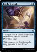 Rowdy Research (BLC-173) - Bloomburrow Commander