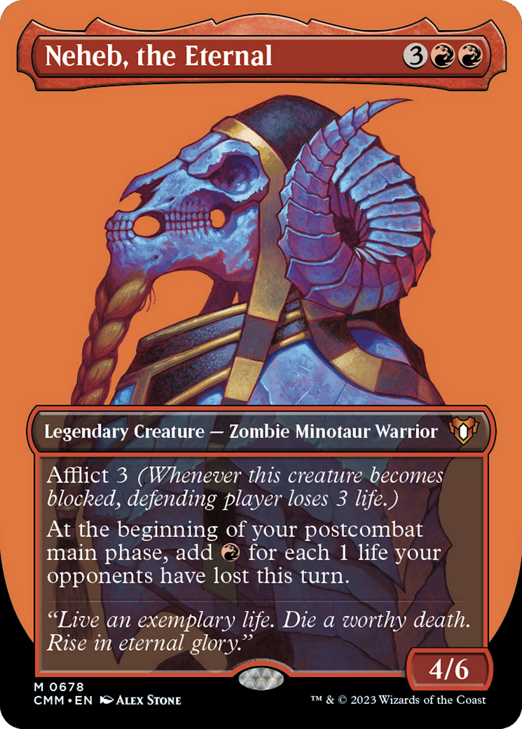 Neheb, the Eternal (CMM-678) - Commander Masters (Borderless)