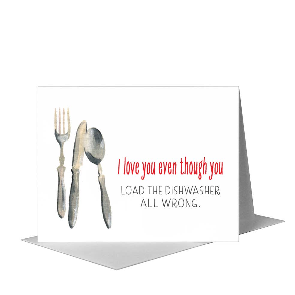 Silverware, Greeting Card (#7311QA)