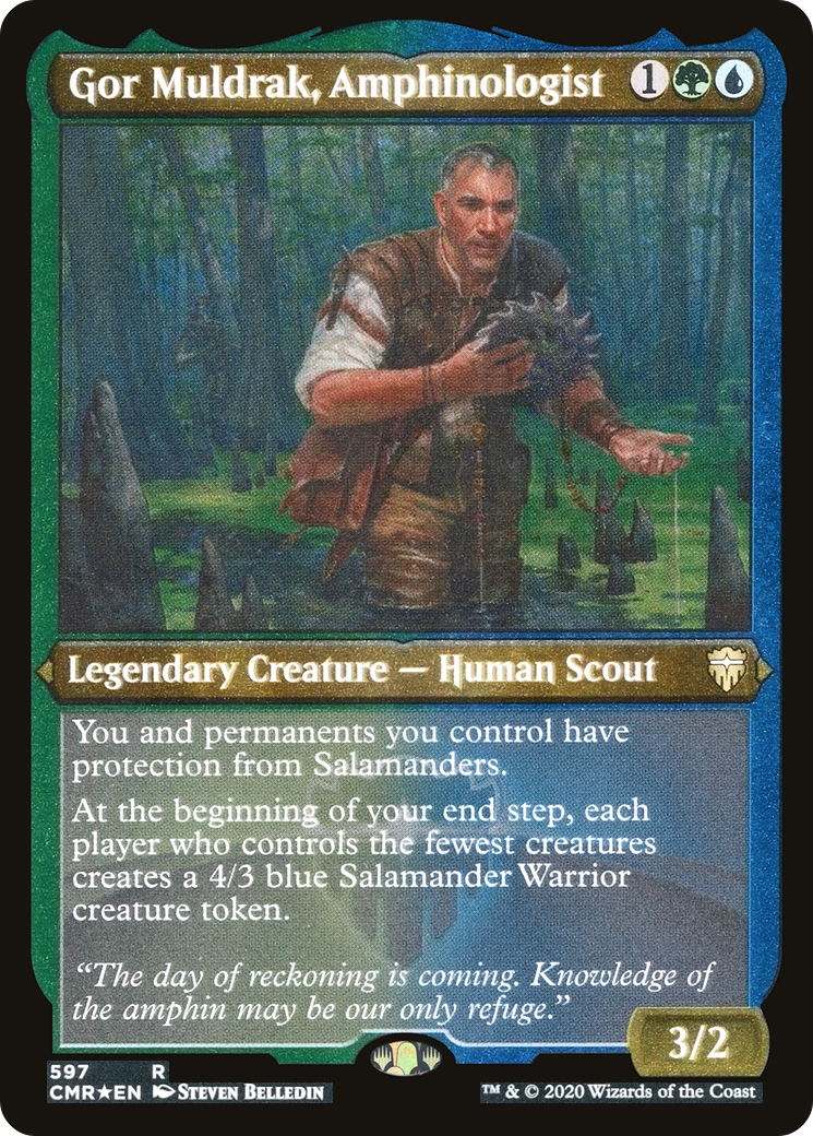 Gor Muldrak, Amphinologist (CMR-597) - Commander Legends Foil