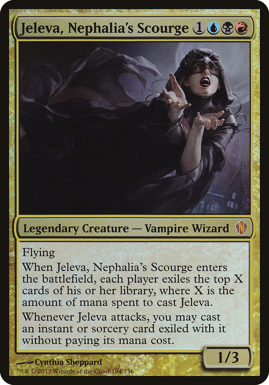 Jeleva, Nephalia's Scourge (OVER-194) - Commander 2013 Oversized Foil