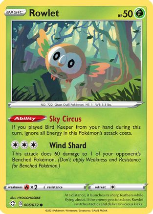 Rowlet 006/072 - Shining Fates