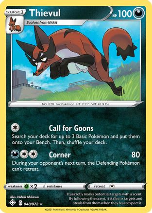 Thievul 048/072 - Shining Fates Holofoil