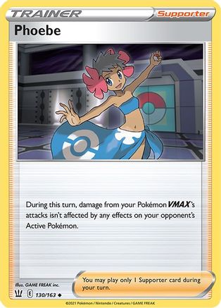 Phoebe 130/163 - SWSH05 Battle Styles