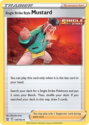 Single Strike Style Mustard 134/163 - SWSH05 Battle Styles