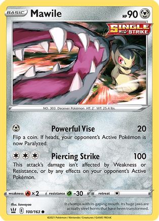 Mawile 100/163 - SWSH05 Battle Styles