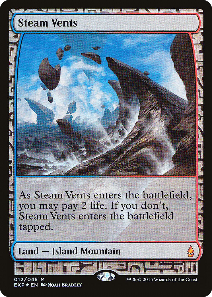 Steam Vents (EXP-012) - Zendikar Expeditions Foil