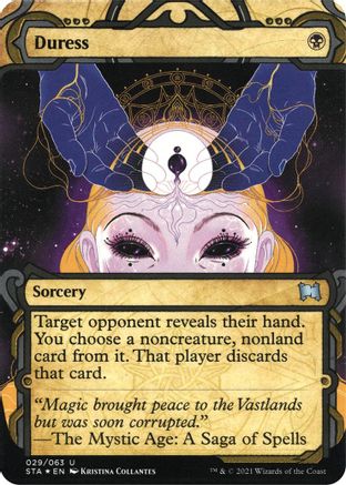 Duress (STA-029) - Strixhaven Mystical Archive (Borderless) Foil
