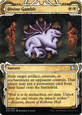 Divine Gambit (Foil Etched) (STA-004) - Strixhaven Mystical Archive (Borderless) Foil