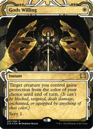 Gods Willing (STA-007) - Strixhaven Mystical Archive (Borderless) Foil